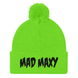 MAD MAXY NEON POM BEANIE