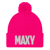 MAXY DARK POM BEANIE