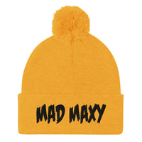 MAD MAXY NEON POM BEANIE