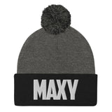MAXY DARK POM BEANIE