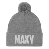 MAXY DARK POM BEANIE